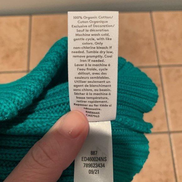 Open Edit "Can Do Kid" Children's Beanie Green NWT - Picture 5 of 6